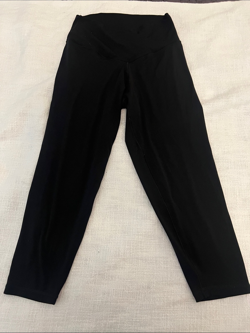 Offline by Aerie Black Real Me 7/8 Hi-Rise 3/4 Crop Leggings  Sz:L/G/G